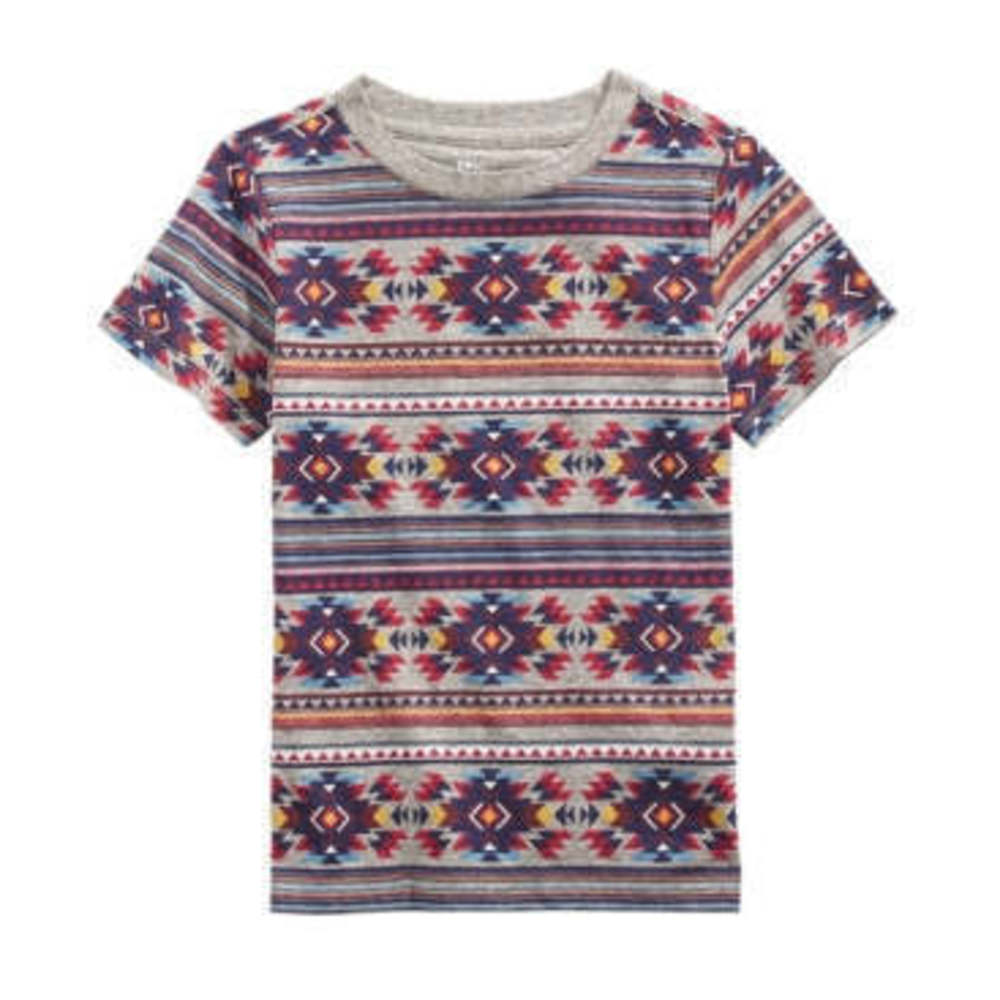 Epic Threads Grey Fair Isle T-Shirt for Boys